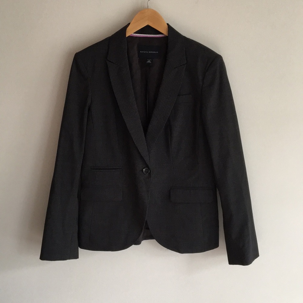 Pinstriped BR Blazer